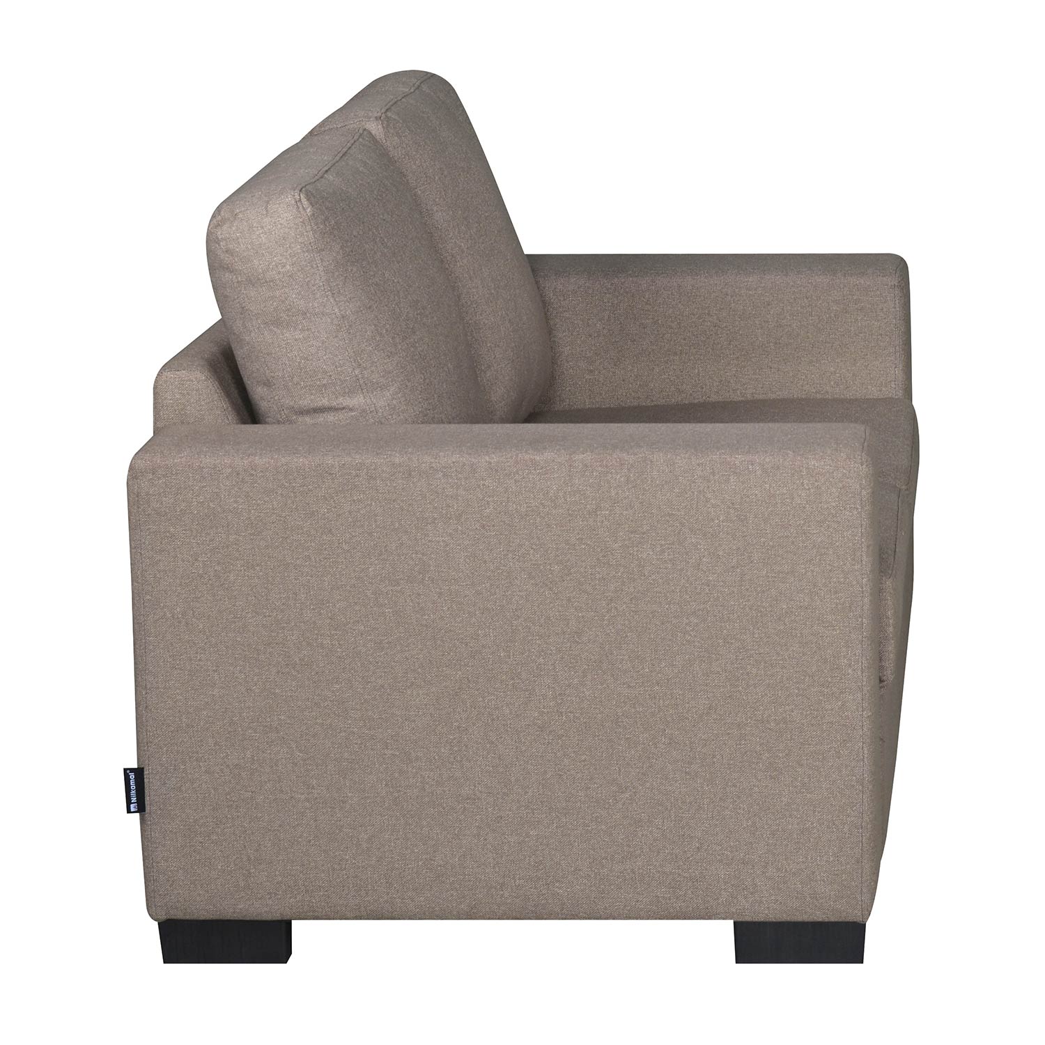 Nilkamal Array 2 Seater Ron Arm Sofa (Light Brown)