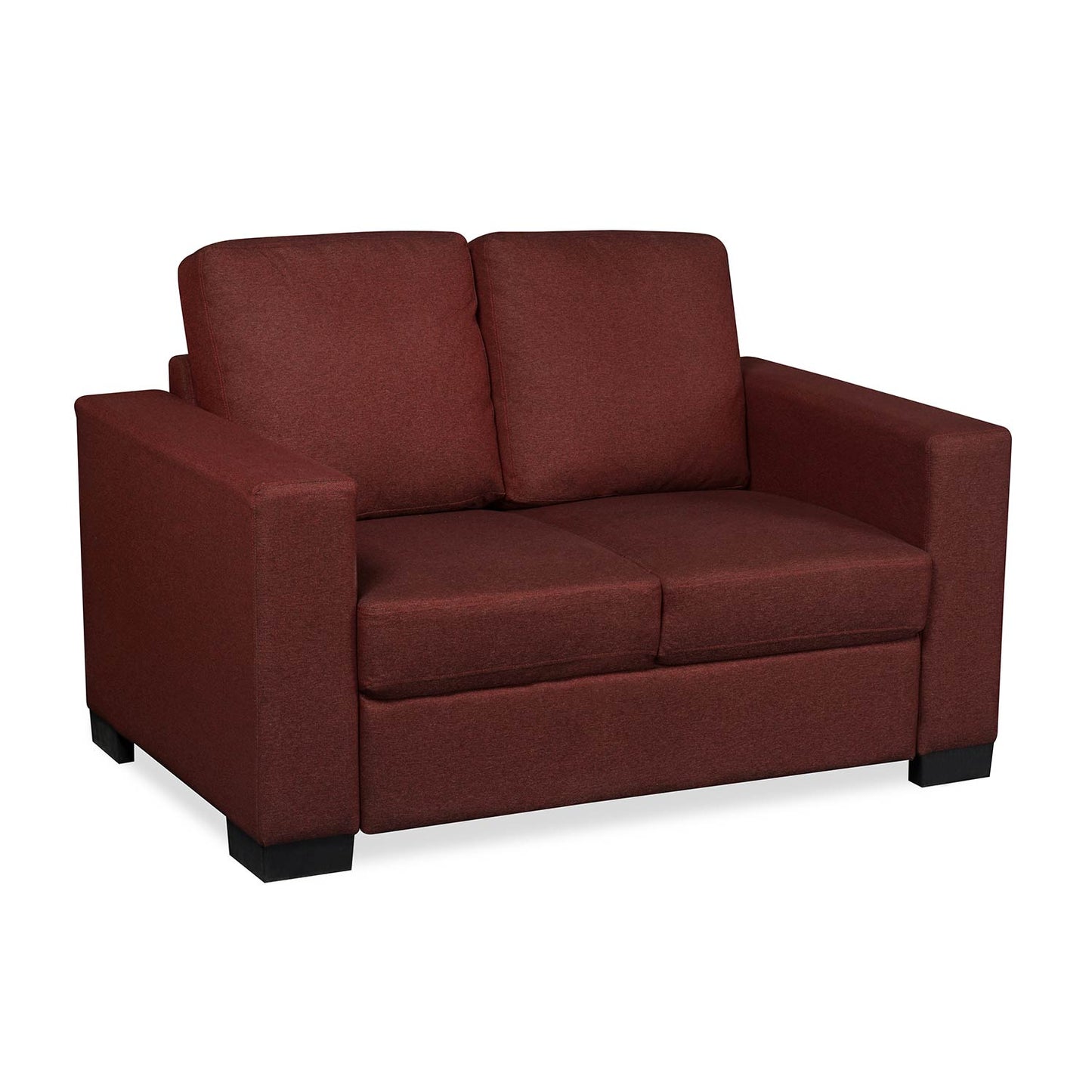 Nilkamal Array 2 Seater Ron Arm Sofa (Maroon)