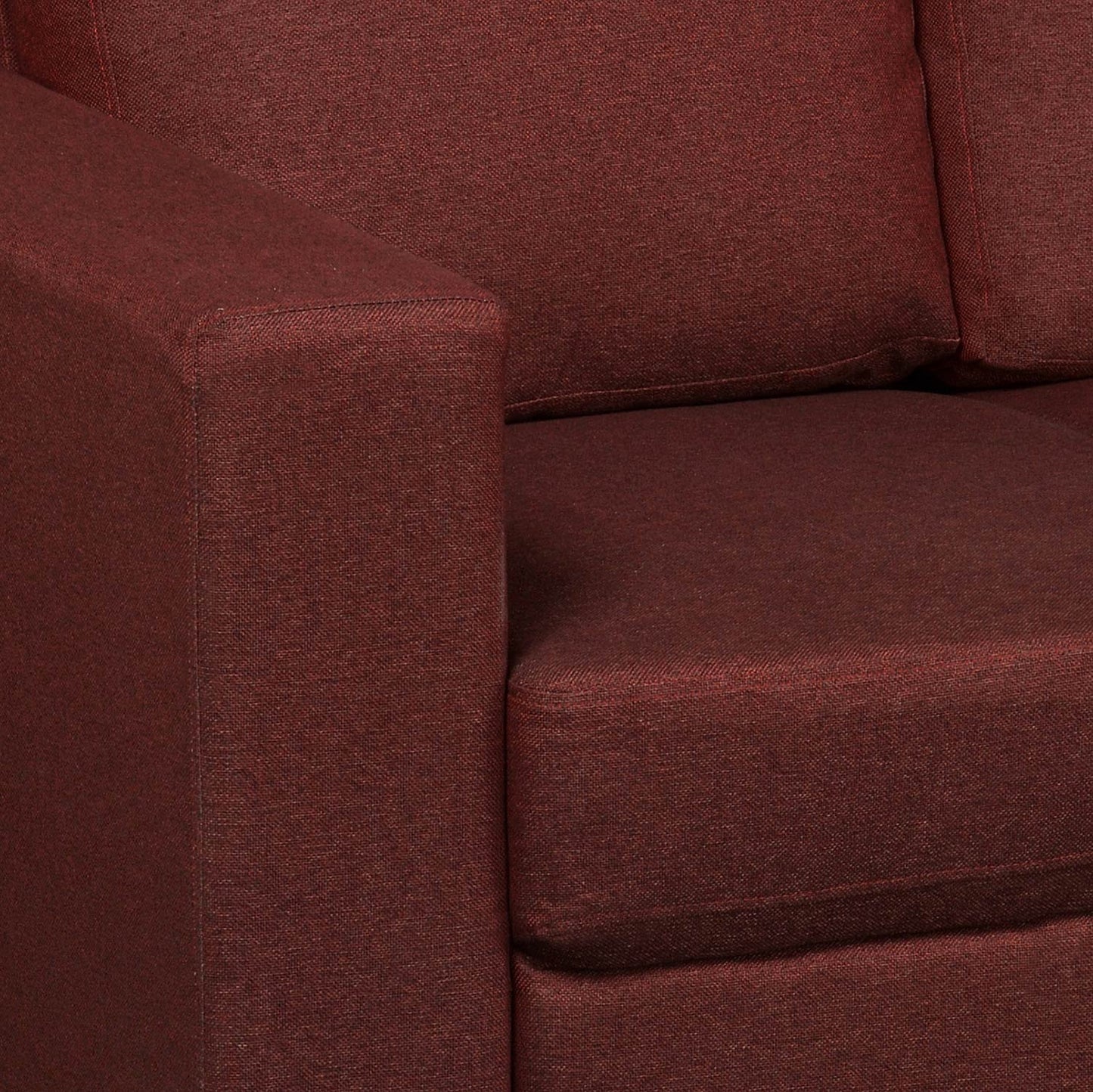 Nilkamal Array 2 Seater Ron Arm Sofa (Maroon)