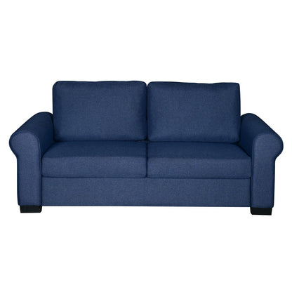 Nilkamal Array 3 Seater Bill Arm Sofa (Blue)