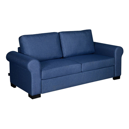 Nilkamal Array 3 Seater Bill Arm Sofa (Blue)