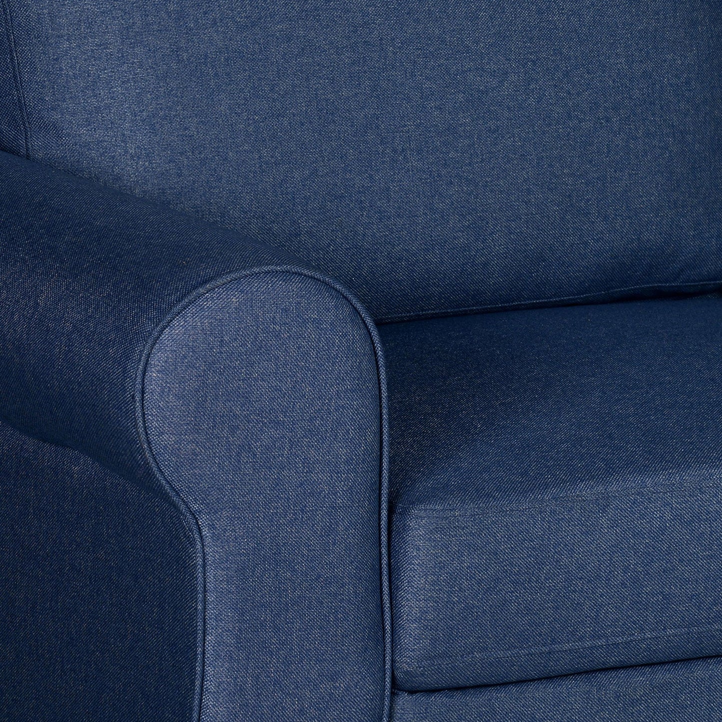 Nilkamal Array 3 Seater Bill Arm Sofa (Blue)