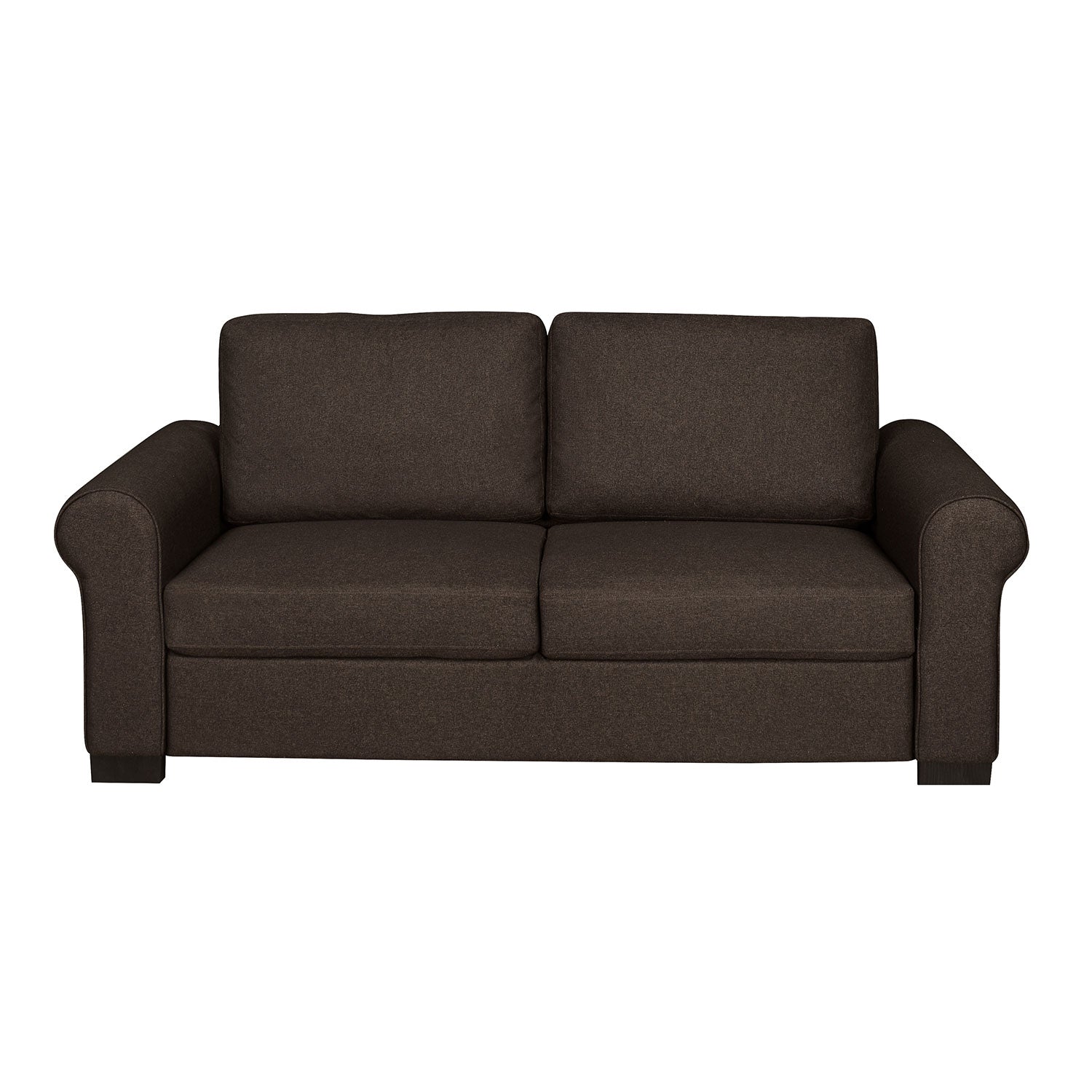 Nilkamal Array 3 Seater Bill Arm Sofa (Dark Brown)
