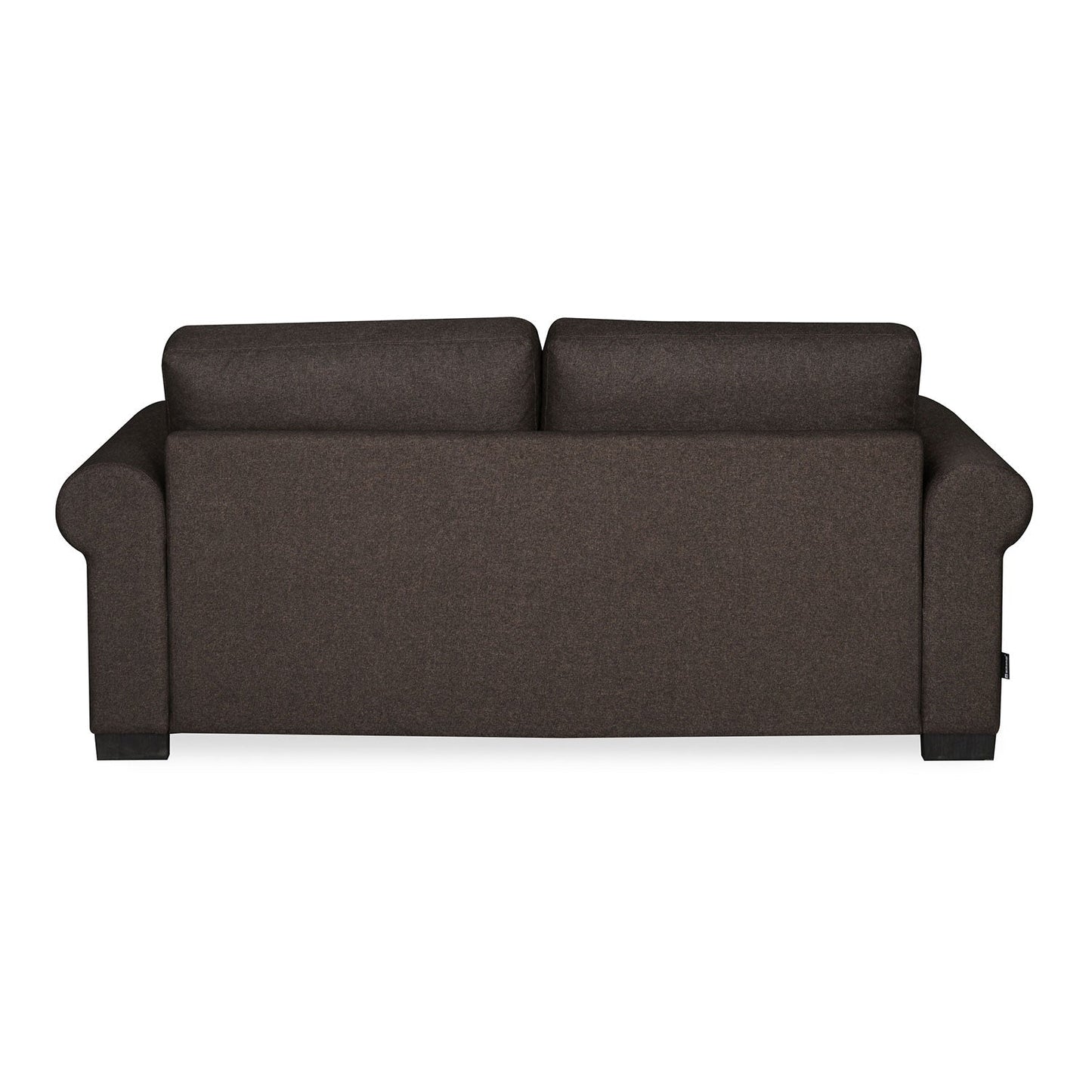 Nilkamal Array 3 Seater Bill Arm Sofa (Dark Brown)