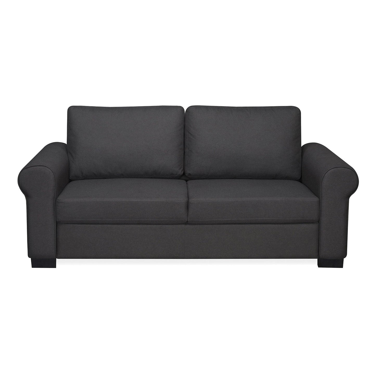 Nilkamal Array 3 Seater Bill Arm Sofa (Dark Grey)