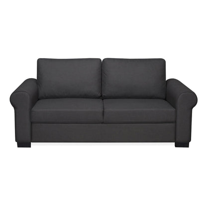 Nilkamal Array 3 Seater Bill Arm Sofa (Dark Grey)