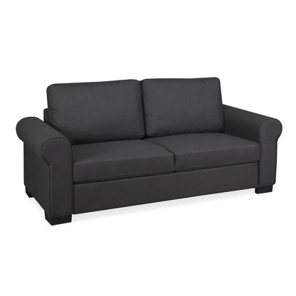 Nilkamal Array 3 Seater Bill Arm Sofa (Dark Grey)
