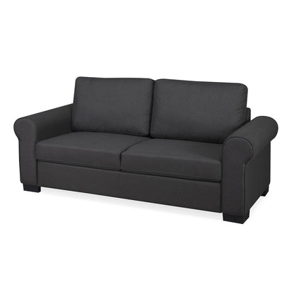 Nilkamal Array 3 Seater Bill Arm Sofa (Dark Grey)