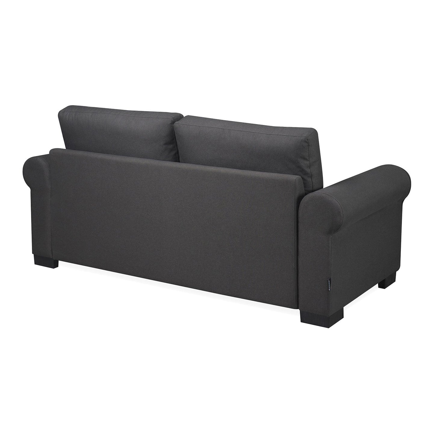 Nilkamal Array 3 Seater Bill Arm Sofa (Dark Grey)