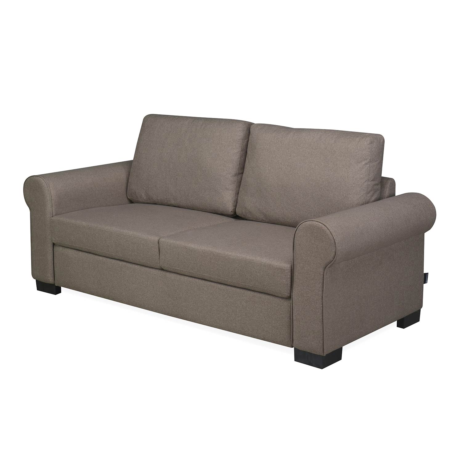 Nilkamal Array 3 Seater Bill Arm Sofa (Light Brown)