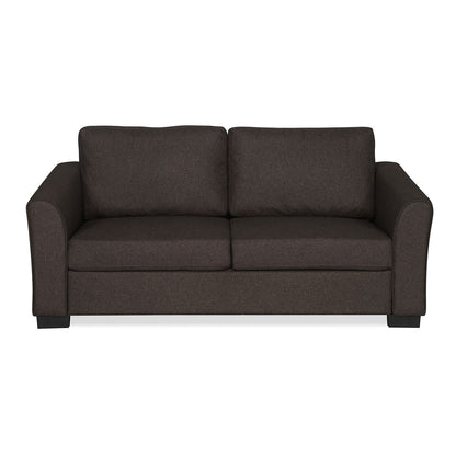 Nilkamal Array 3 Seater Mike Arm Sofa (Dark Brown)