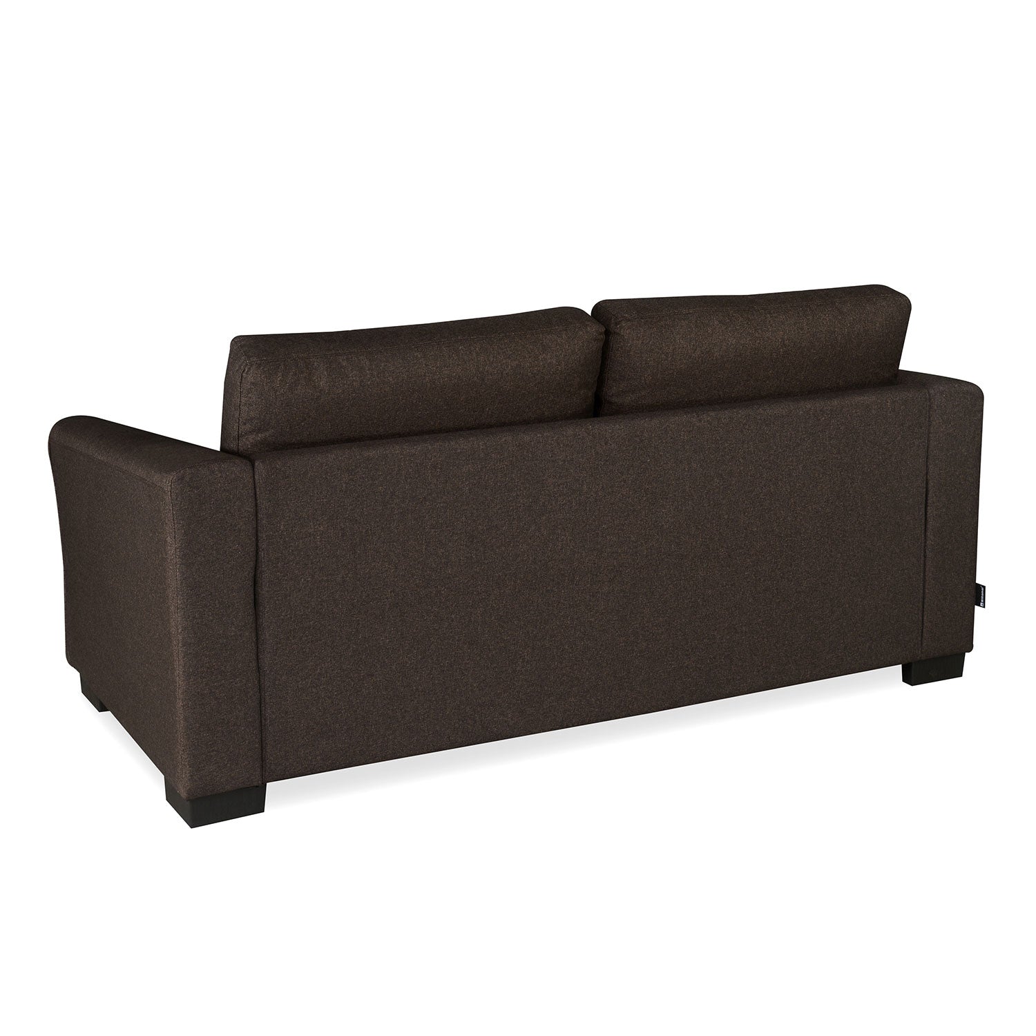 Nilkamal Array 3 Seater Mike Arm Sofa (Dark Brown)