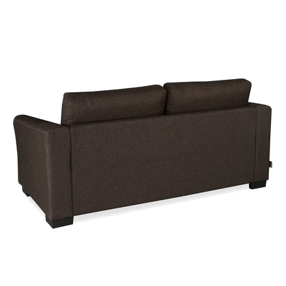 Nilkamal Array 3 Seater Mike Arm Sofa (Dark Brown)