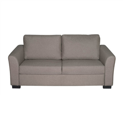 Nilkamal Array 3 Seater Mike Arm Sofa (Light Brown)
