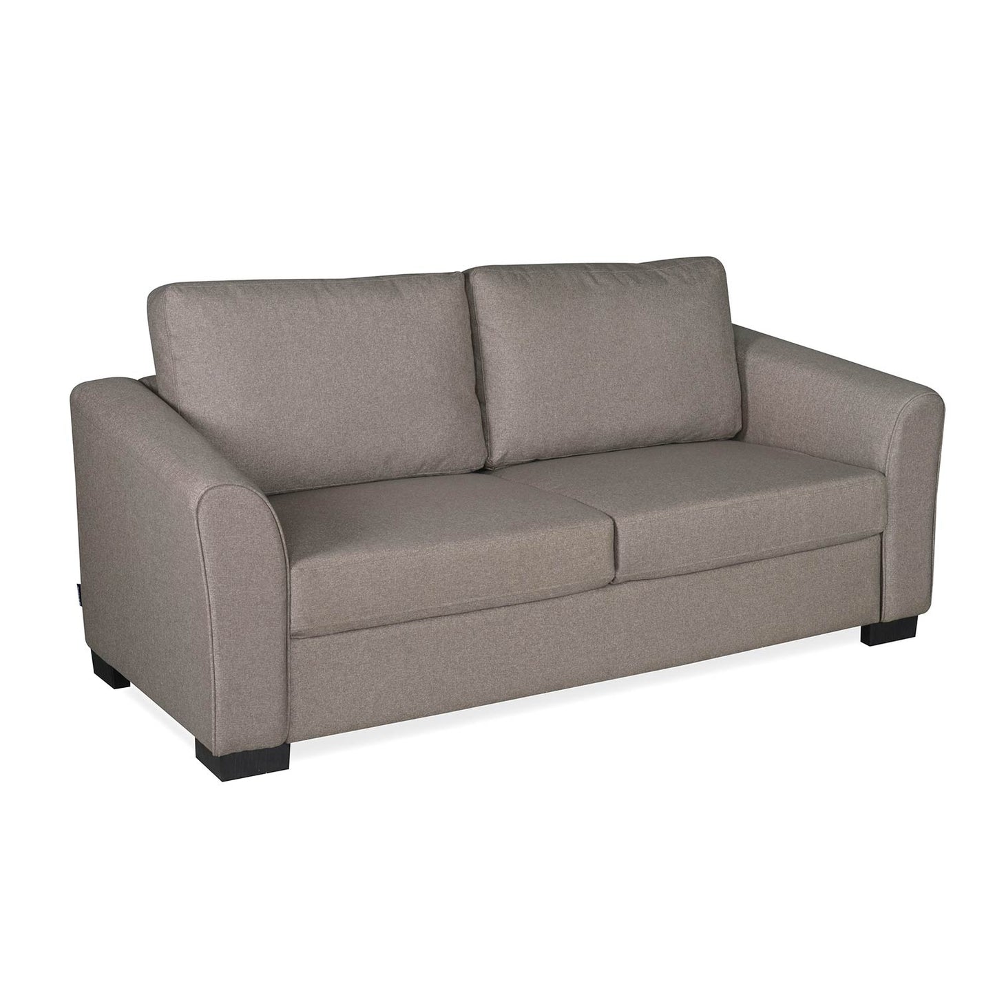 Nilkamal Array 3 Seater Mike Arm Sofa (Light Brown)