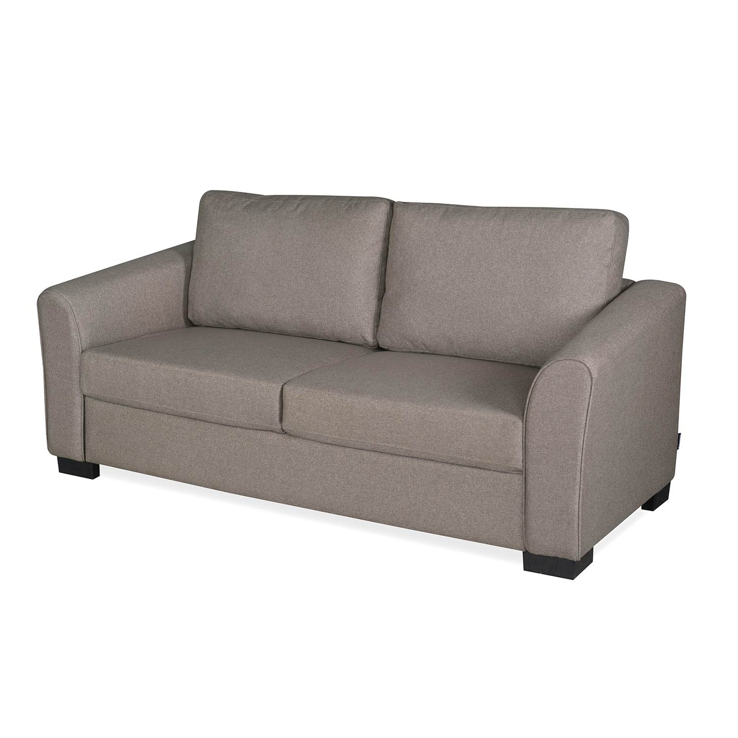 Nilkamal Array 3 Seater Mike Arm Sofa (Light Brown)