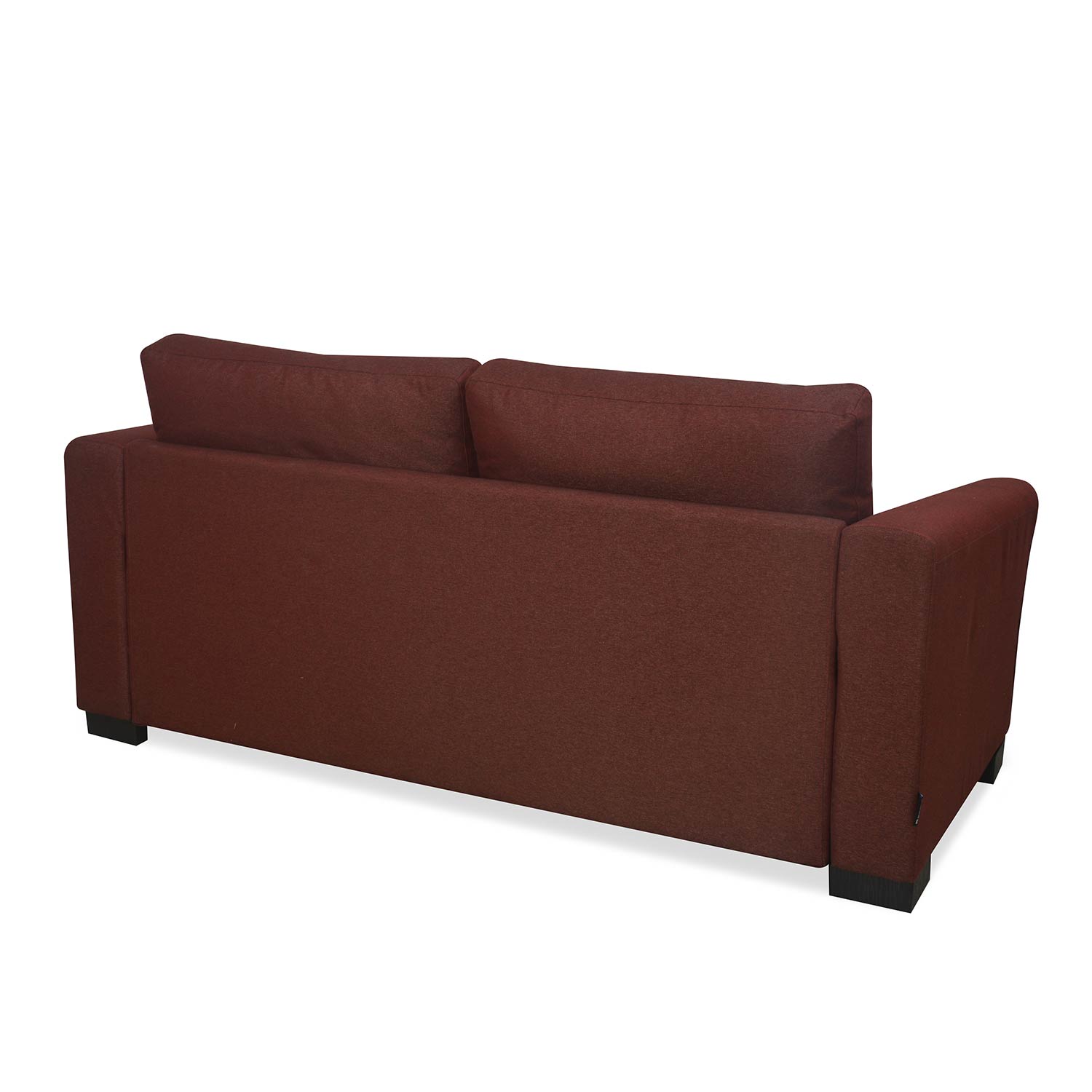 Nilkamal Array 3 Seater Mike Arm Sofa (Maroon)