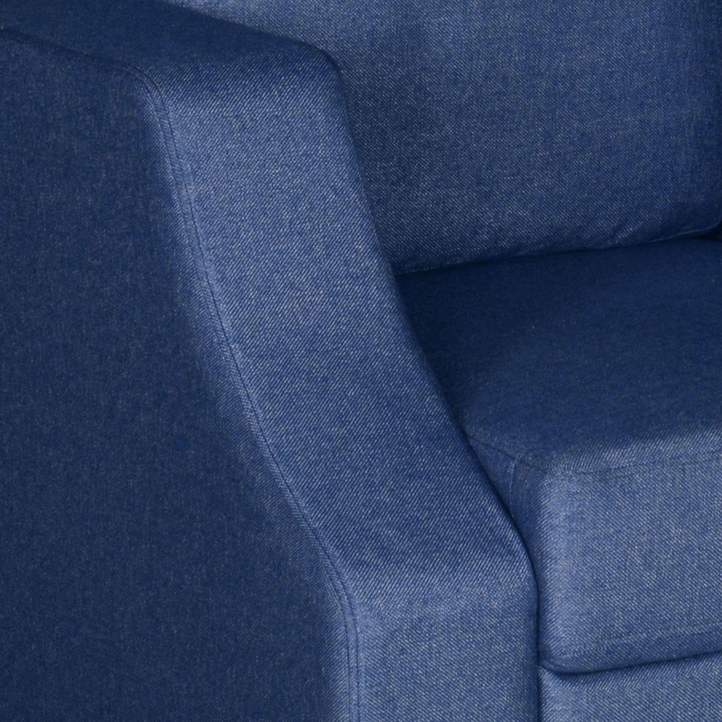 Nilkamal Array 3 Seater Rick Arm Sofa (Blue)