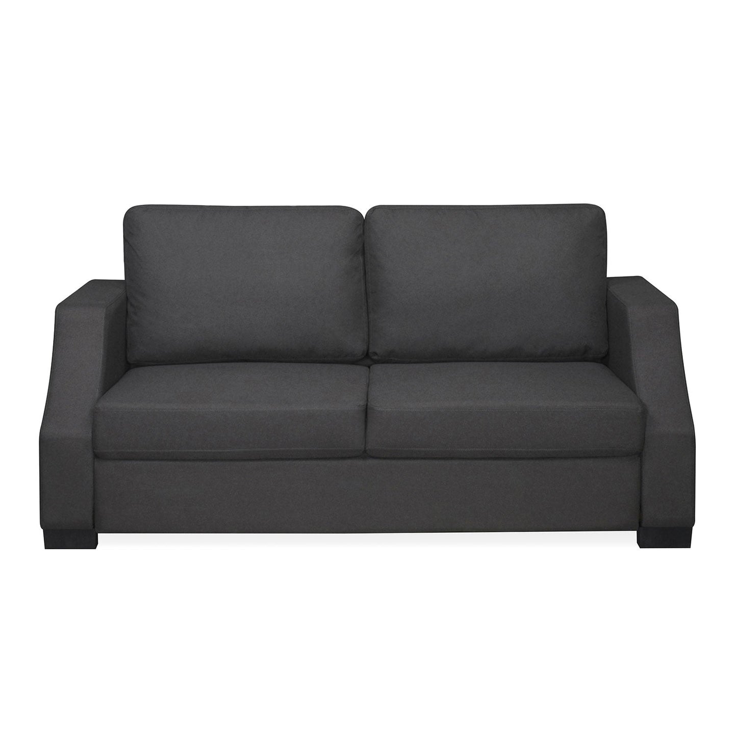 Nilkamal Array 3 Seater Rick Arm Sofa (Dark Grey)