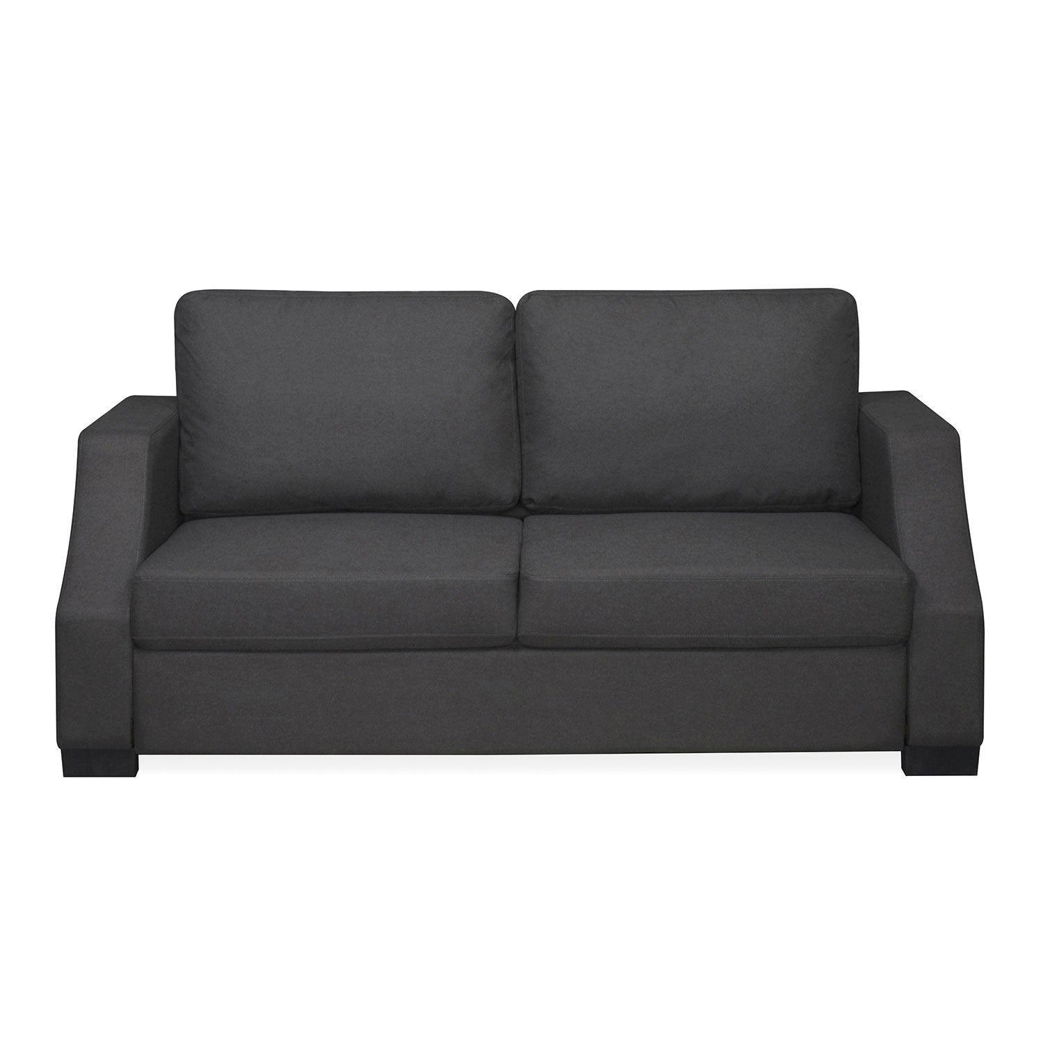 Nilkamal Array 3 Seater Rick Arm Sofa (Dark Grey)