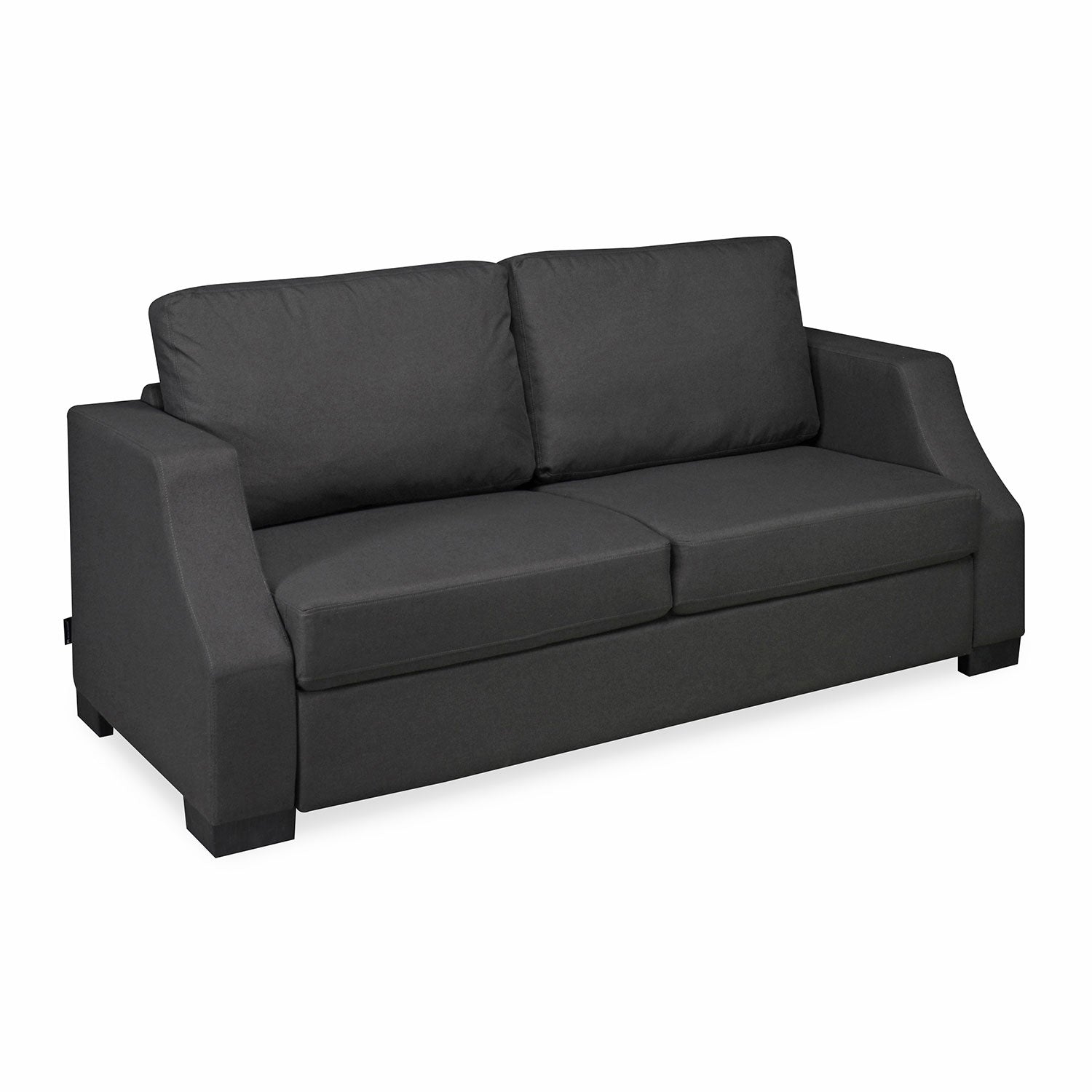 Nilkamal Array 3 Seater Rick Arm Sofa (Dark Grey)
