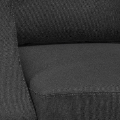 Nilkamal Array 3 Seater Rick Arm Sofa (Dark Grey)