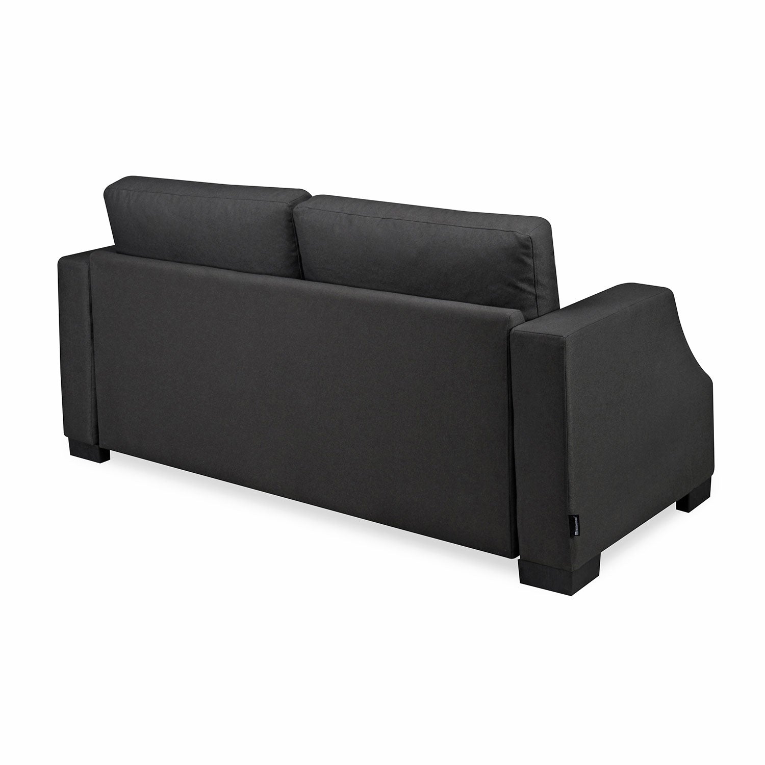 Nilkamal Array 3 Seater Rick Arm Sofa (Dark Grey)