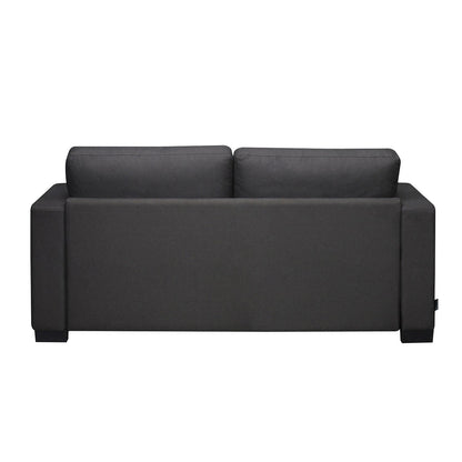 Nilkamal Array 3 Seater Rick Arm Sofa (Dark Grey)