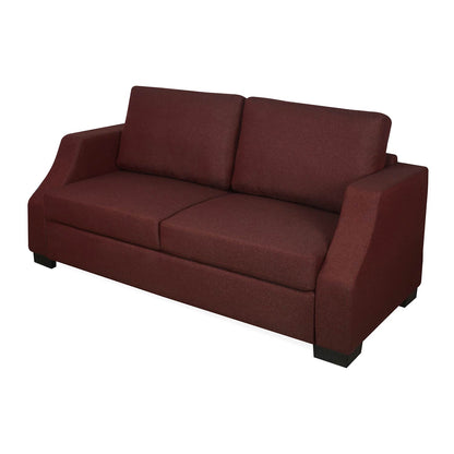 Nilkamal Array 3 Seater Rick Arm Sofa (Maroon)