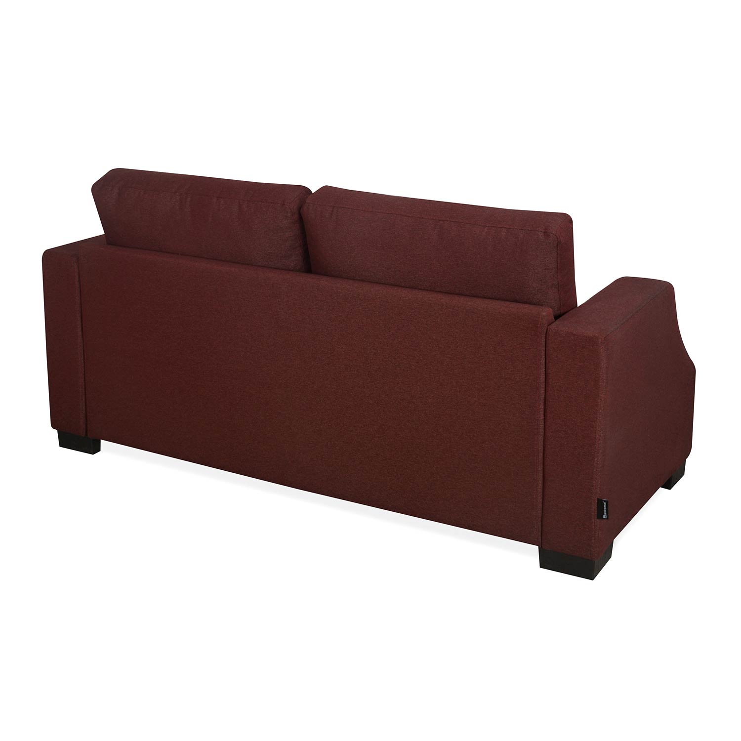 Nilkamal Array 3 Seater Rick Arm Sofa (Maroon)
