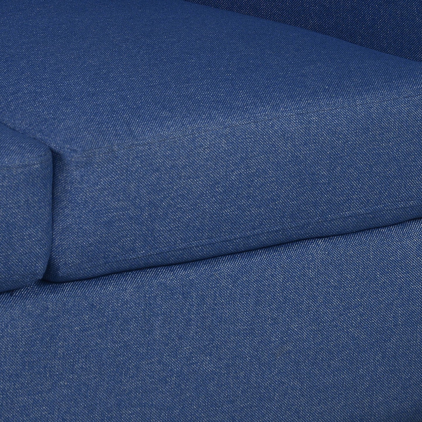 Nilkamal Array 3 Seater Ron Arm Sofa (Blue)