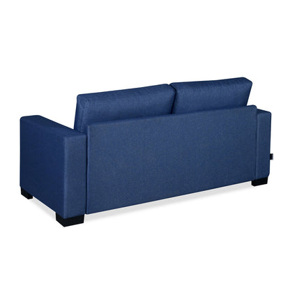 Nilkamal Array 3 Seater Ron Arm Sofa (Blue)