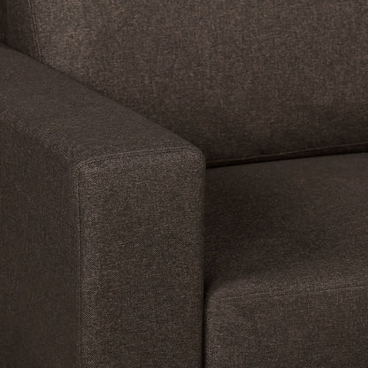 Nilkamal Array 3 Seater Ron Arm Sofa (Dark Brown)