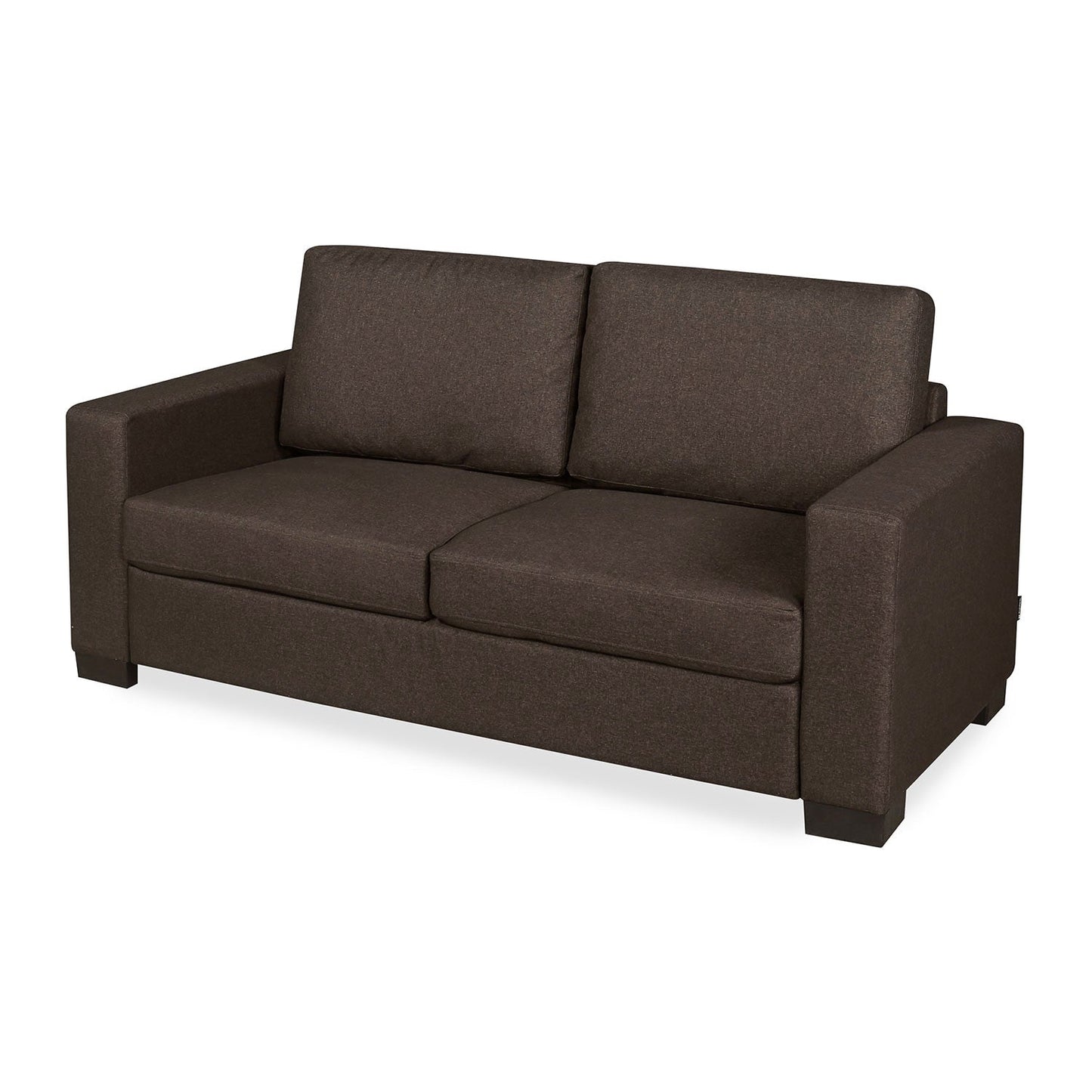 Nilkamal Array 3 Seater Ron Arm Sofa (Dark Brown)