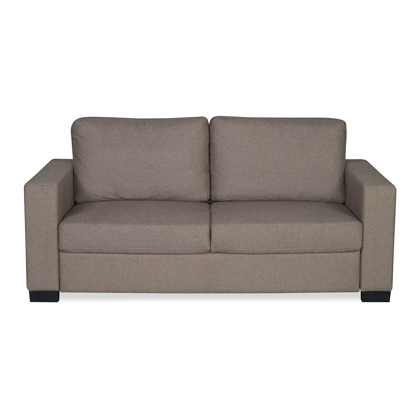 Nilkamal Array 3 Seater Ron Arm Sofa (Light Brown)