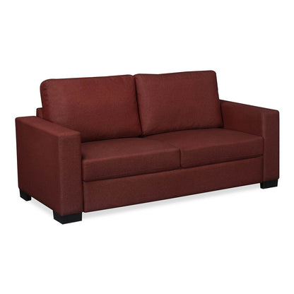 Nilkamal Array 3 Seater Ron Arm Sofa (Maroon)