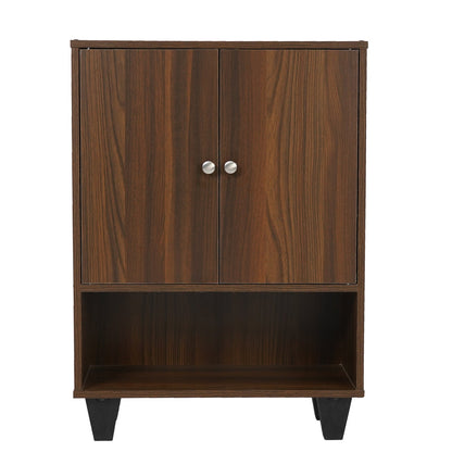 Nilkamal Astero Engineered Wood Shoe Cabinet (Walnut)