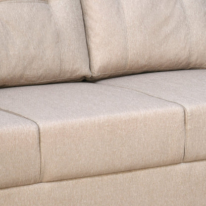 Nilkamal Astonic 3 Seater Fabric Sofa (Beige)