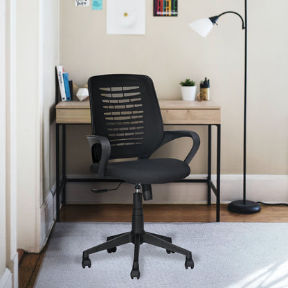 Nilkamal Astor Mid Back Mesh Office Chair (Black)
