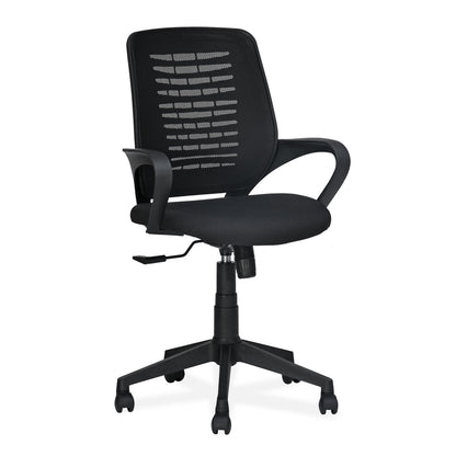 Nilkamal Astor Mid Back Mesh Office Chair (Black)