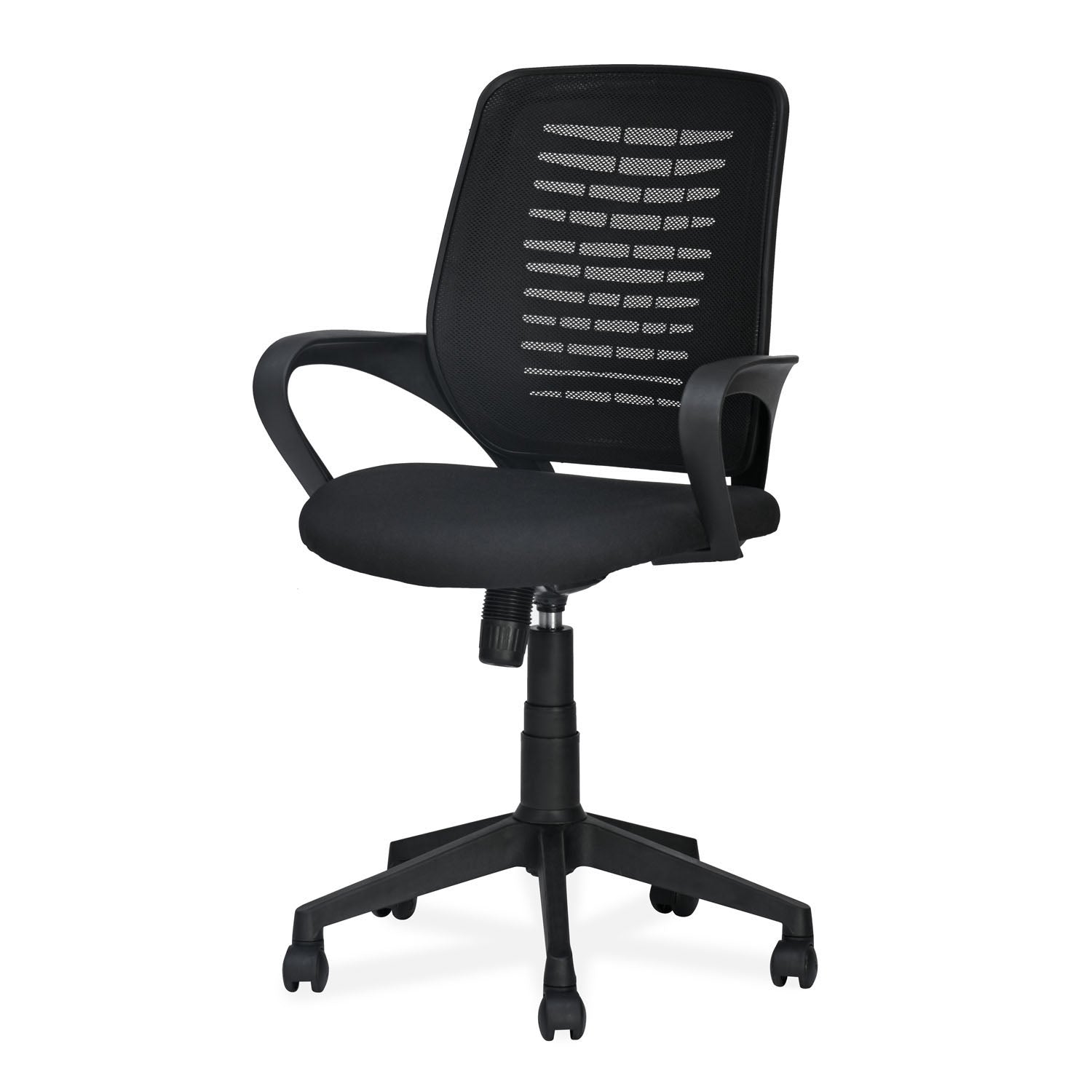 Nilkamal Astor Mid Back Mesh Office Chair (Black)