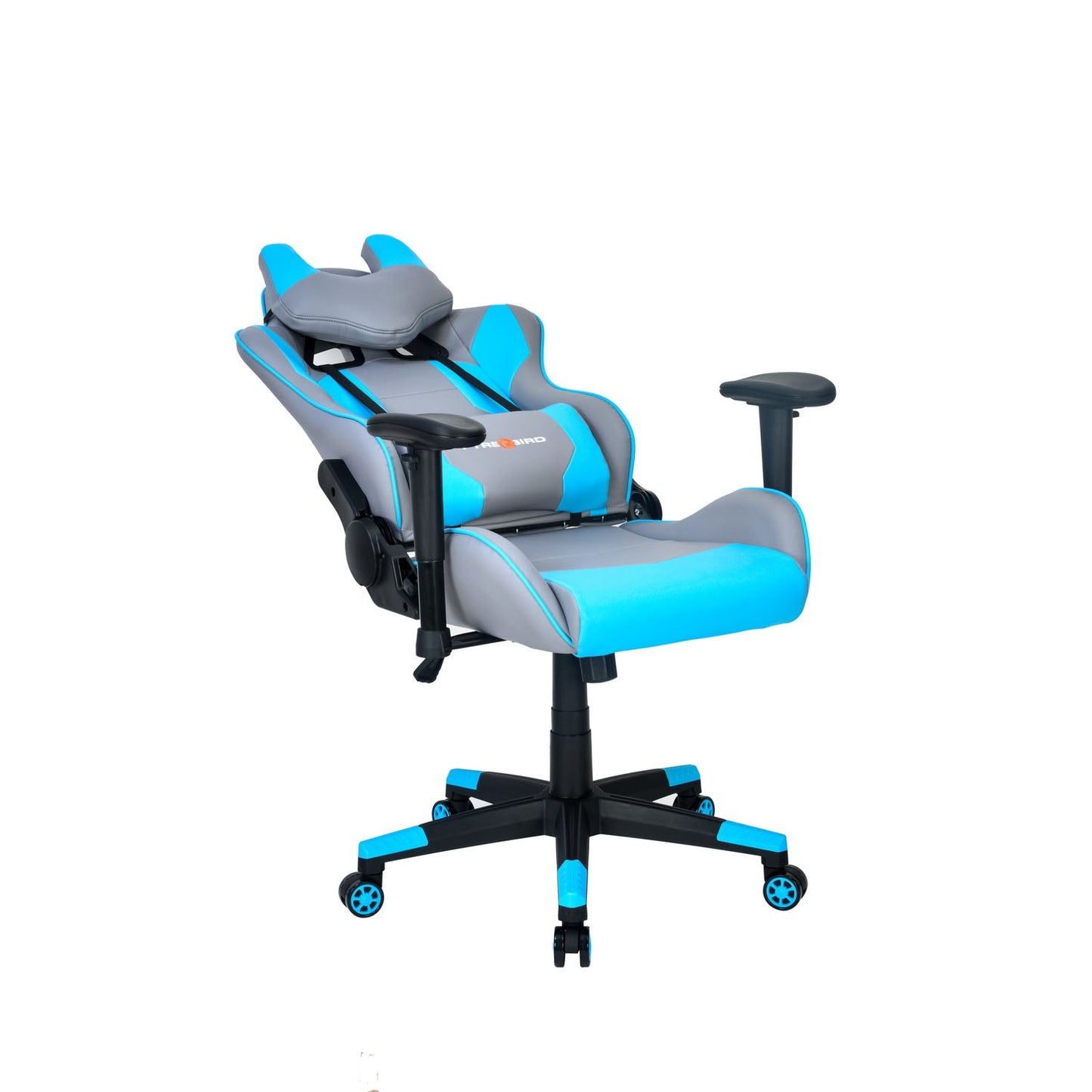 Nilkamal Fyrebird Athena Gaming Chair (Grey / Turquoise)