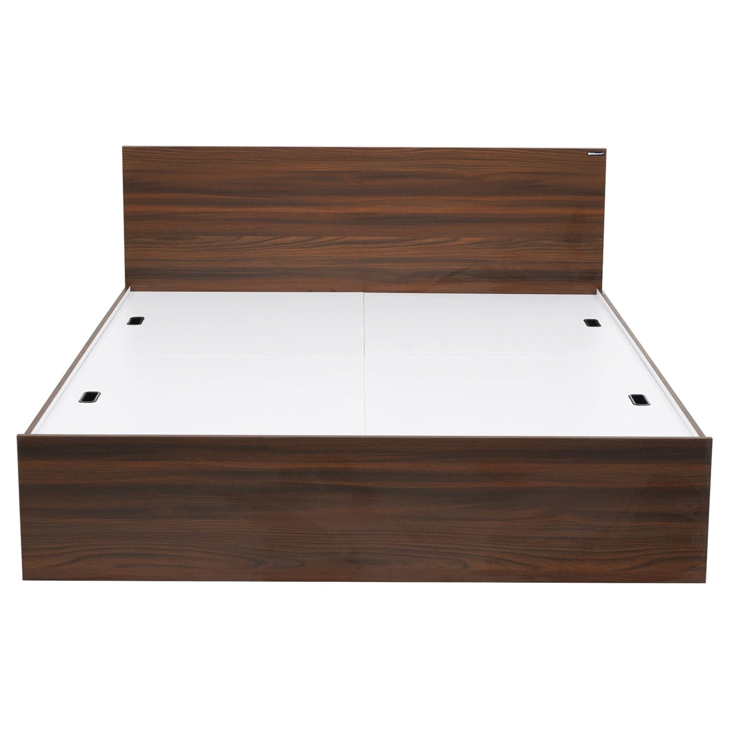 Nilkamal Arthur King Bed with Storage (Walnut)