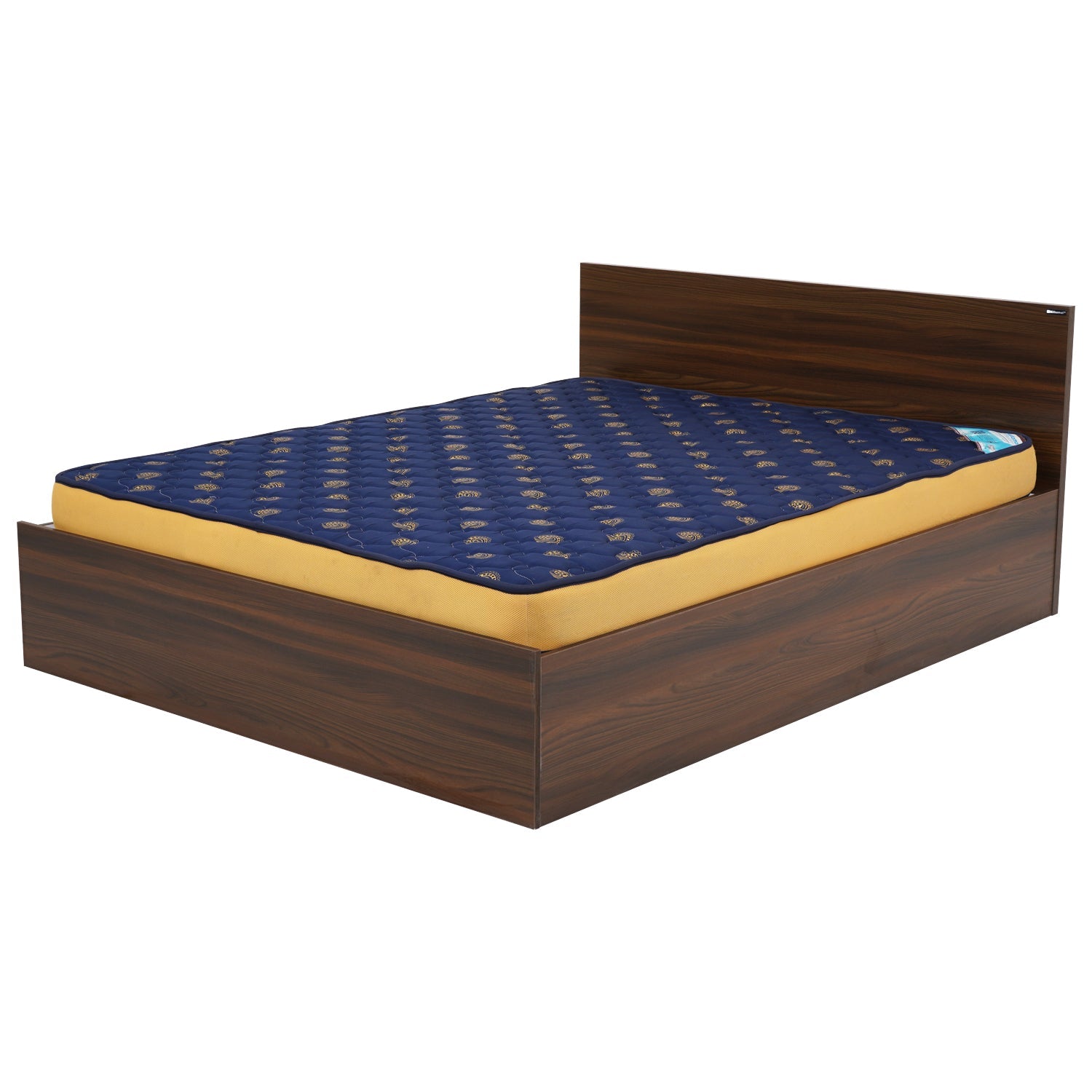 Nilkamal Arthur King Bed with Storage (Walnut)