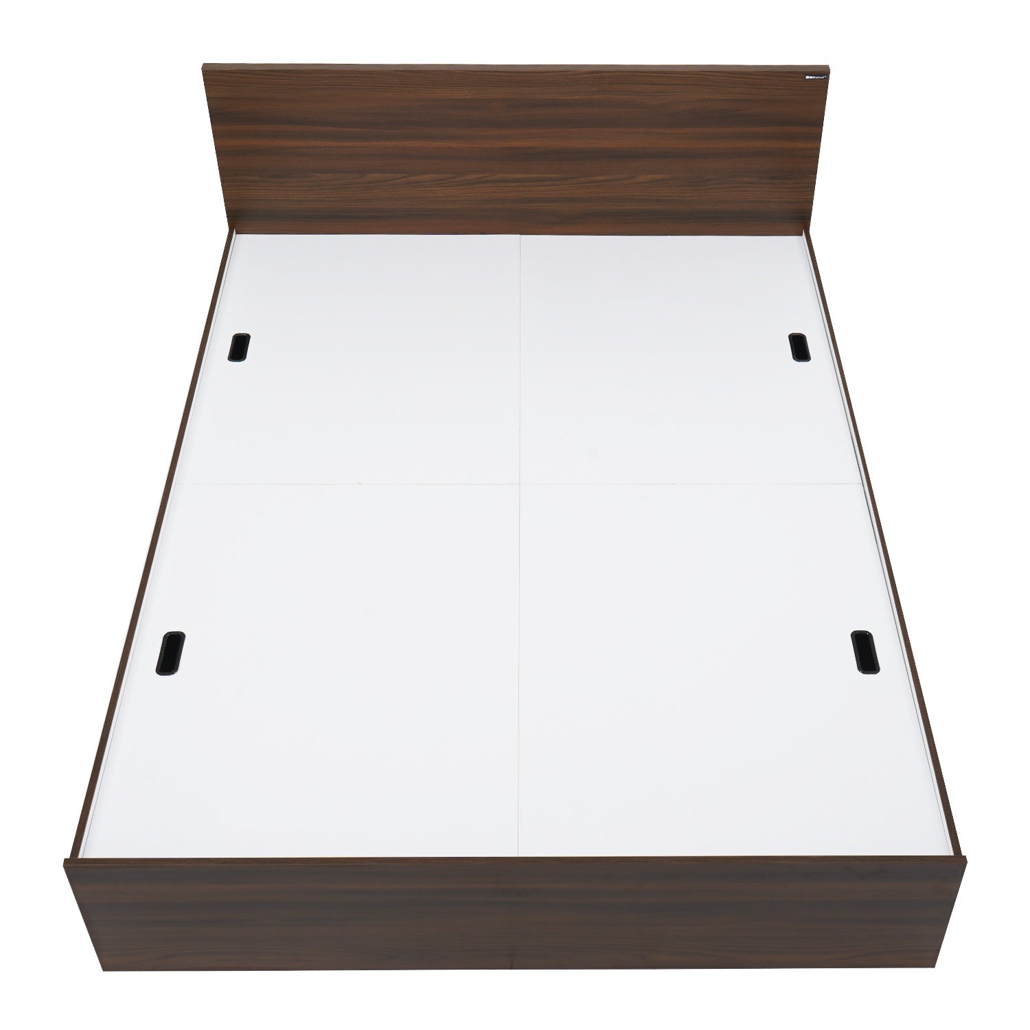 Nilkamal Arthur King Bed with Storage (Walnut)