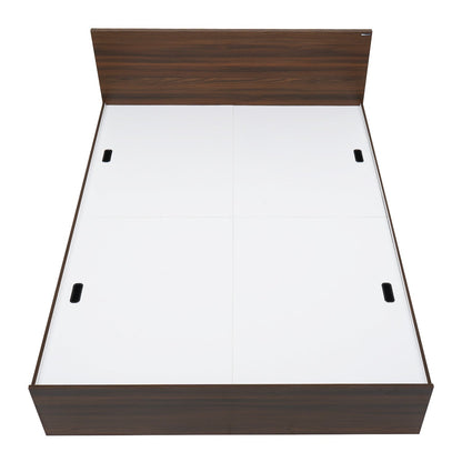 Nilkamal Arthur King Bed with Storage (Walnut)