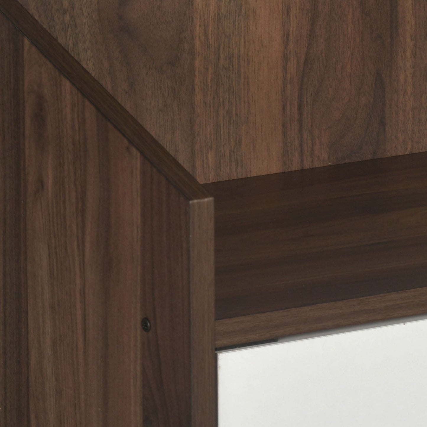 Nilkamal Aze Shoe Cabinet (Walnut & White)