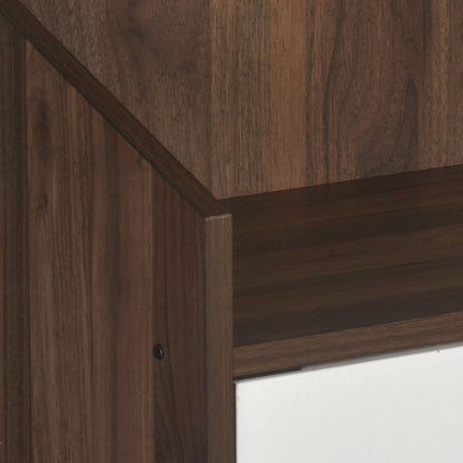 Nilkamal Aze Shoe Cabinet (Walnut & White)