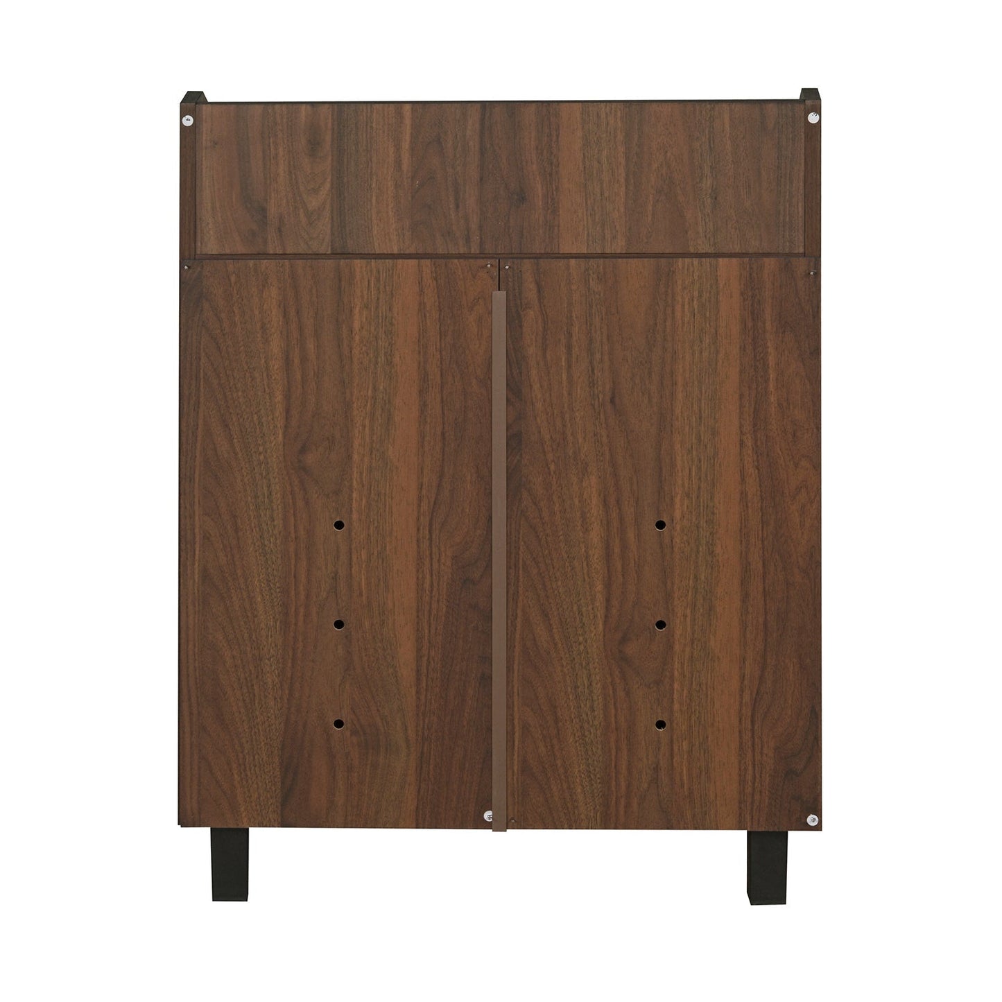 Nilkamal Aze Shoe Cabinet (Walnut & White)