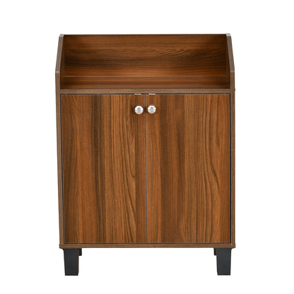 Nilkamal Aze Engineered Wood Shoe Cabinet (Classic Walnut)